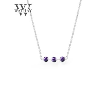 WATHAY Magic Stone | Ezüst nyaklánc ametiszttel