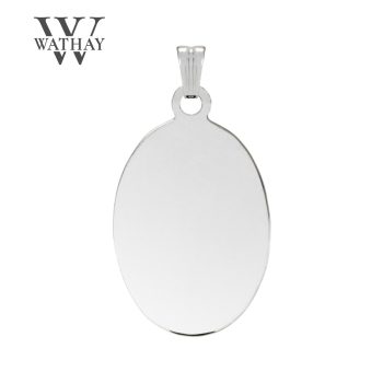   WATHAY CLASSIC SILVER | Ezüst medál | Ovális nagy | Üzenet gravírozás 