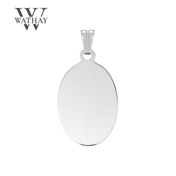   WATHAY CLASSIC SILVER | Ezüst medál | Ovális közepes | Üzenet gravírozás