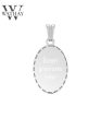 WATHAY CLASSIC SILVER | Ezüst medál | Ovális kicsi | Üzenet gravírozás