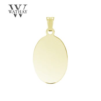   WATHAY CLASSIC GOLD | Sárgaarany medál | Ovális közepes | Üzenet gravírozás