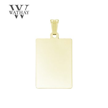   WATHAY CLASSIC GOLD | Sárgaarany medál | Téglalap közepes | Üzenet gravírozás